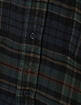 Kariertes Destroyed Look Hemd Cropped Work