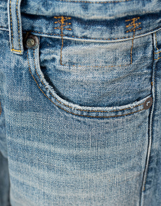 Straight-Leg-Jeans Romeo im Washed-Out-Looks