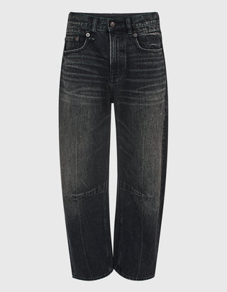 Barrel-Leg Jeans Articulated Knee X-BF
