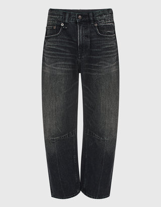 Barrel-Leg Jeans Articulated Knee X-BF