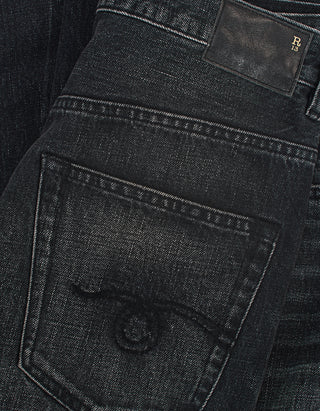 Barrel-Leg Jeans Articulated Knee X-BF