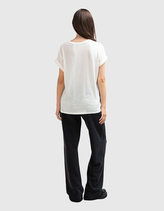 Wide-Leg Bundfalten-Jogginghose im Vintage Look