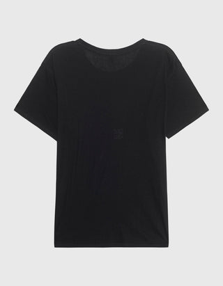 Bedrucktes T-Shirt You can't sit with us mit Kaschmir-Anteil