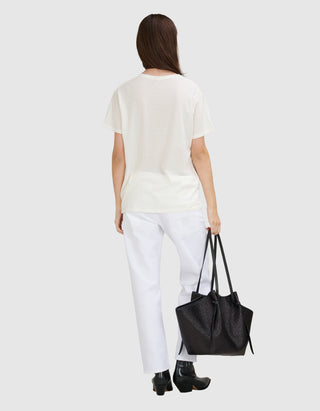 Bedrucktes T-Shirt Too Sober mit Kaschmir-Anteil