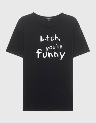 Bedrucktes T-Shirt Boy T mit Kaschmir-Anteil