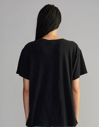 Bedrucktes T-Shirt Boy T mit Kaschmir-Anteil