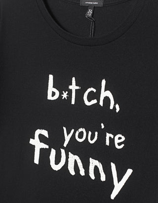 Bedrucktes T-Shirt Boy T mit Kaschmir-Anteil