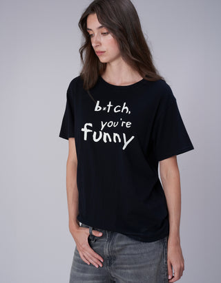 Bedrucktes T-Shirt Boy T mit Kaschmir-Anteil