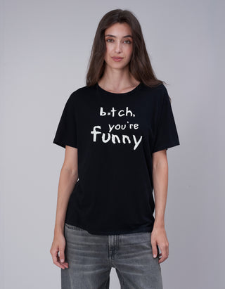 Bedrucktes T-Shirt Boy T mit Kaschmir-Anteil