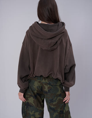 Bedruckter Cropped-Hoody Balloon