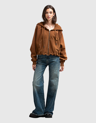 Flare-Leg Jeans Twisted Seam