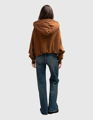 Balloon Zip-Up Hoodie