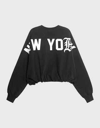 Bedruckter Oversize-Sweater New York 13 Balloon