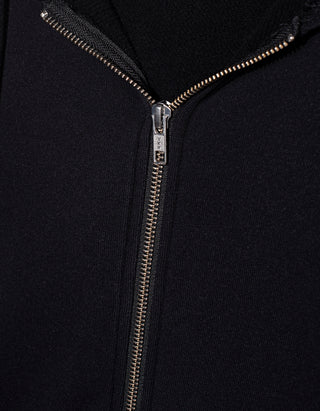 Zipper-Hoodie Elongated