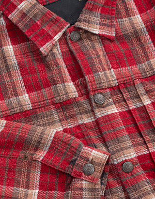 Boxy-Cut Jacke Relaxed Pleated Trucker