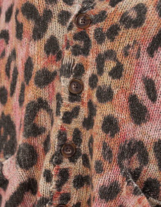 Oversize Kaschmir-Cardigan mit Destroyed Details