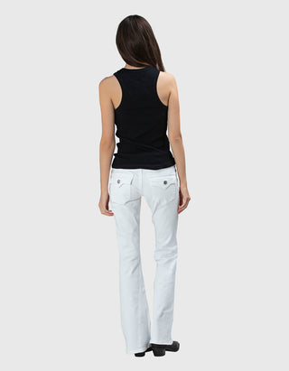 Flare-Leg Jeans Joey Low-Rise Flare Flap