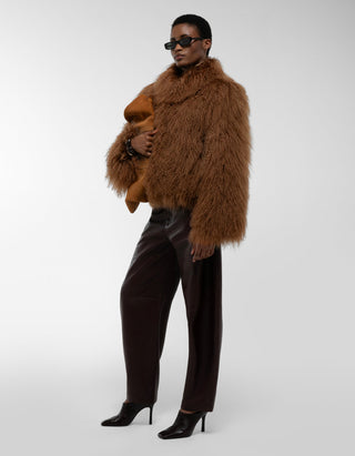 Shearling-Jacke Rochelle