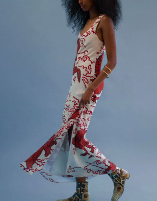 Seiden-Kleid Adele Rouge Pegasus