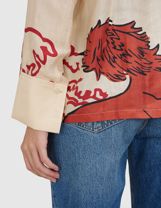 Seiden-Hemd Dana Rouge Pegasus