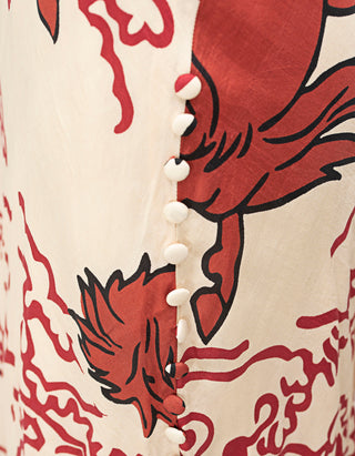 Seiden-Kleid Adele Rouge Pegasus