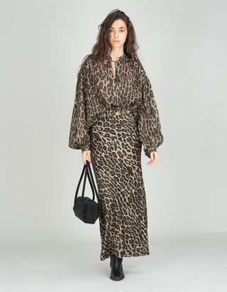 Leo-Rock mit Perlen-Applikation