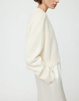 Kaschmir-Pullover mit Rundhalsausschnitt