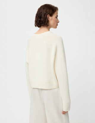 Kaschmir-Pullover mit Rundhalsausschnitt