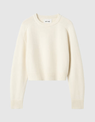 Kaschmir-Pullover mit Rundhalsausschnitt