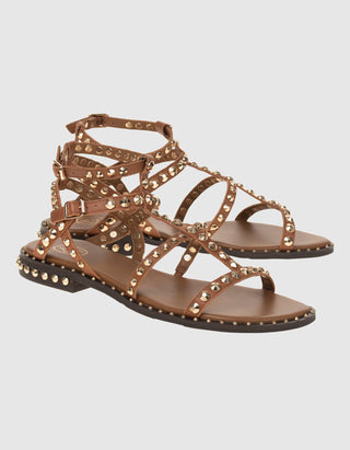 Leder-Sandale Precious mit Nietenverzierung