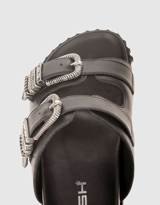 Veloursleder-Sandalen Twister
