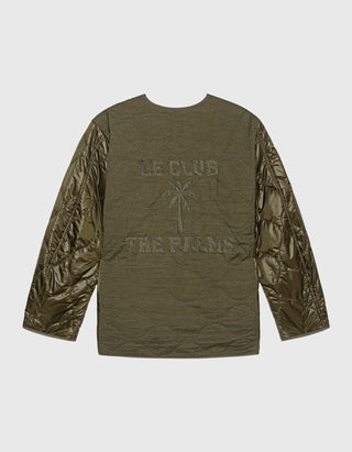 Oversize Material-Mix Jacke Shaw