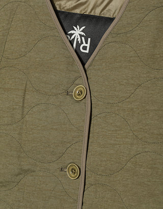 Oversize Material-Mix Jacke Shaw