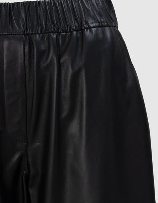 Wide-Leg Lammlederhose Solia