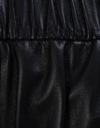 Wide-Leg Lammlederhose Solia