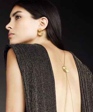 Vergoldete Ohrring Oaxaca