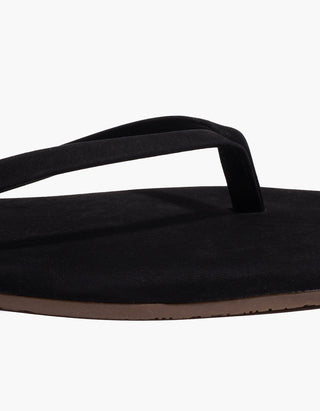Veloursleder-Flip Flops Square Toe Lily Suede