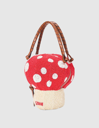 Perlenbestickte Tasche Shroom