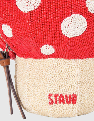 Perlenbestickte Tasche Shroom