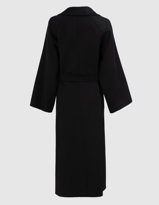 Woll-Mantel Suza mit Bindegürtel