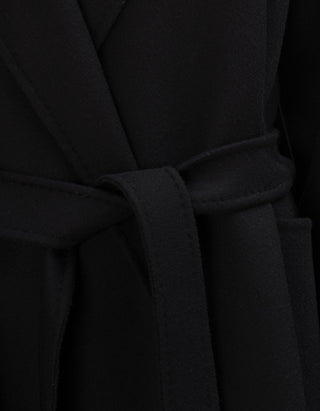 Woll-Mantel Suza mit Bindegürtel