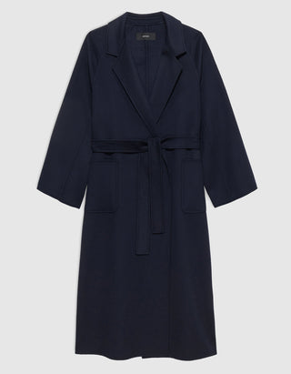 Woll-Mantel Suza mit Bindegürtel