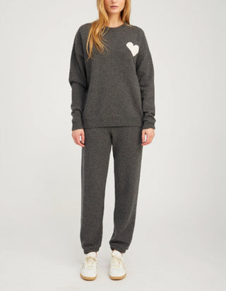 Kaschmir-Pullover Heart Logo