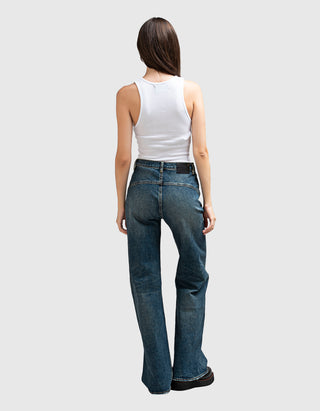 Geripptes Tanktop L.A. Slash