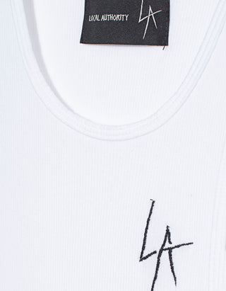 Geripptes Tanktop L.A. Slash