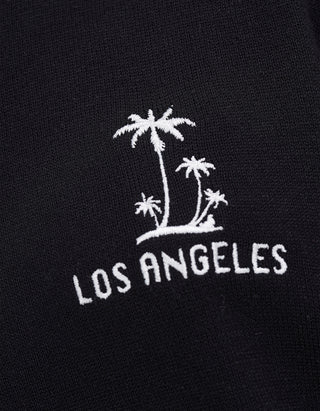 Bestickter Raglan-Pullover Rainbow Crew mit Kaschmir- und Seidenanteil