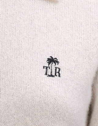 Kaschmir-Seide-Mix Pullover Amara Polo Tee