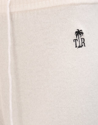 Merinowoll-Kaschmir-Strickhose Wide Leg MC