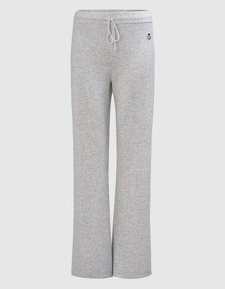 Merinowoll-Kaschmir-Strickhose Wide Leg MC