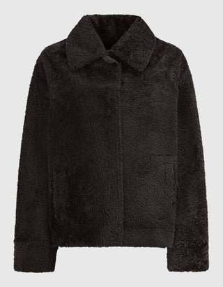 Wende-Shearling Jacke Teila Merinillow Alba Nappa